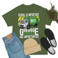 thumbnail image 2 of School is Important But Garbage Trucks are Importanter Unisex T-Shirt, 2 of 5