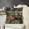 thumbnail image 2 of SHANXI  Retro Brown Deer Bird Fish Cabin Forest Pine Nut Trees Maple Leaves Field Fall Y'all Decorative Throw Pillow Cover Case Home Living Room Bed Sofa Car 22x22in, 2 of 5