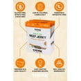 thumbnail image 3 of Think Jerky, Sesame Teriyaki Beef Jerky (1.0 Ounce Bags, Pack of 12 Bags) - Delicious Chef Crafted Jerky, Grass-Fed Beef Jerky, Gluten Free, No Antibiotics or Nitrates - Healthy Protein Snack, Low Cal, 3 of 7