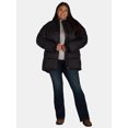 thumbnail image 4 of Ozark Trail Women's and Women’s Plus Hooded Puffer Jacket, Mid Length, Size XS-3X, 4 of 6