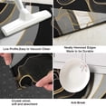 thumbnail image 3 of Black White Marble Gold Line Pattern Kitchen Rug Mat,Kitchen Runner Rugs Non Skid Washable,Decorative Kitchen Floor Mats for Kitchen,Sink,Laundry,17"X47", 3 of 5