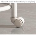 thumbnail image 4 of White swivel stool with casters for garage, garden, home and parties White Small Ref: 9139, 4 of 5