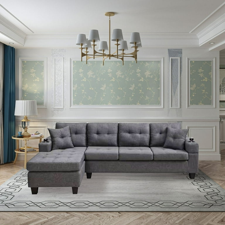 96 sectional with chaise discount