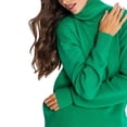 thumbnail image 5 of Women's Loose Sweaters Autumn and Winter Clothes Harajuku Fashion Solid Color Warm Long Sleeve Pullover Women's Street Clothing-b-L, 5 of 7