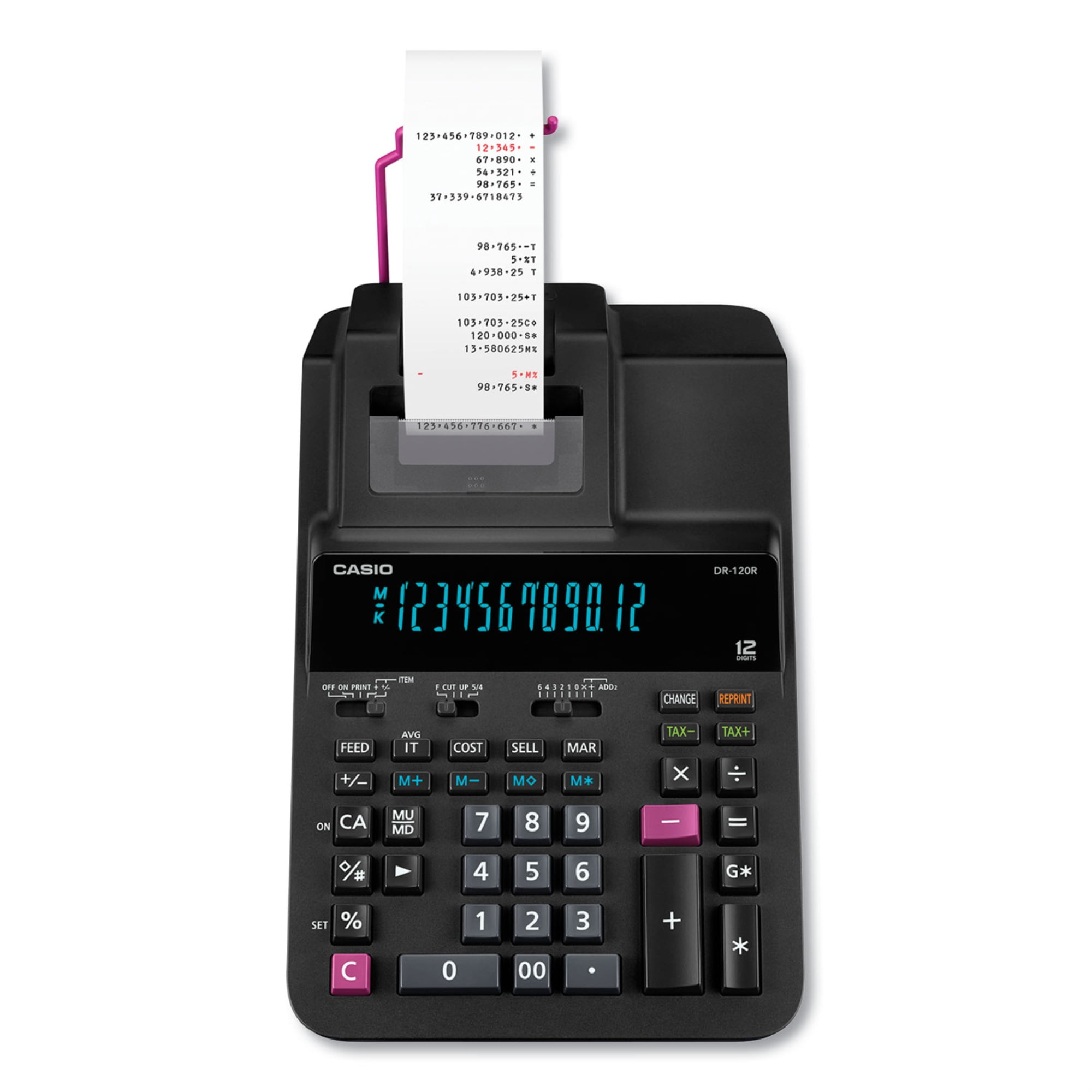 Casio DR120R Printing Calculator ,CALCULATOR,PRINTING,BK Walmart Canada