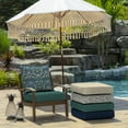thumbnail image 5 of ARDEN Reversible Outdoor Deep Seating Cushion Set 24 x 24, Sapphire Aurora Blue Damask, 5 of 9