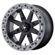 4/156 Motosport Alloys M31 Lok2 Beadlock Wheel 14x7 3.5 + 3.5 Satin Black for Polaris SPORTSMAN ACE 570 SP 2015-2017