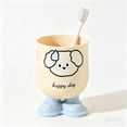 thumbnail image 4 of Openpig Thickened Toothbrush Cup With Big Feet And Puppy Suitable For Toothbrushes., 4 of 7