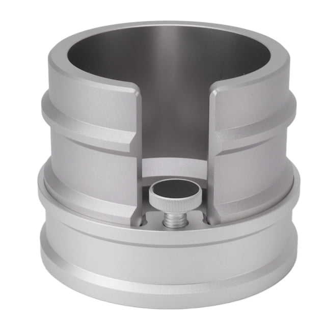 Portafiltros de café de aleación de aluminio, soporte para estación de prensado de espresso, organizador para máquinas de espresso de 51 mm, 53 mm y 58 mm, color plateado