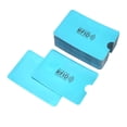 thumbnail image 4 of 100 Pcs Card Blocking Sleeves Snug Fit Foil Anti Scan Theft Magnetic Protection Portable Protection Card Holder Blue, 4 of 14