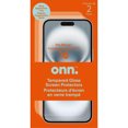thumbnail image 2 of Onn. 2-Pack iPhone 16 Premium Japanese Tempered Glass Screen Protector with Easy Application Tray, 2 of 5
