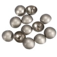 thumbnail image 1 of Uxcell 12 piezas de botones de metal en forma de media cúpula, 28 mm / 1.10" botones de metal con tapa de perla en forma de hongo para decoración de prendas de abrigo, plata brumosa, 1 of 6