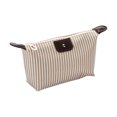 thumbnail image 2 of Bolsa organizadora de artículos de tocador de viaje estilo Dumpling, bolsa plegable Yuanbao para cosméticos, bolsa de almacenamiento de nailon., 2 of 6