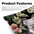 thumbnail image 2 of Koala Exclusive Velvet Throw Pillow Inserts Set of 2 with Unique Patterns - 16x16, 18x18, 20x20 Inches for Pillow Covers and Decorative Pillows for Home, 2 of 6