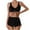 Black, variant on Admvng Womens Bathing Suits Plus Size Solid Color Swimsuit Bikini Split Swimsuit Suit S-3XL