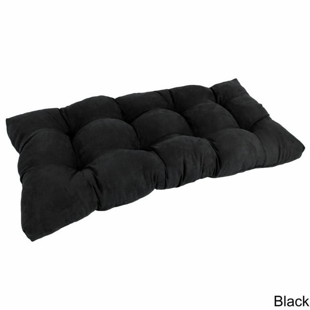 42-inch by 19-inch Squared Microsuede Tufted Loveseat Cushion