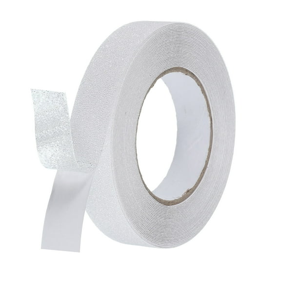 Rubber Grip Tape, 1" x 32.8 Ft PEVA Non-Slip Tape Graveld Textured Adhesive Grip Tape for Outdoor/Indoor Steps (Clear)