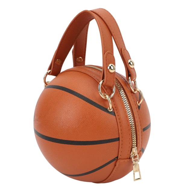 Bolso de Baloncesto para Mujer, Bolso Con Forma de Baloncesto, Bandolera Mensajero, Bolso de Hombro para Compras Escolares, Viajes
