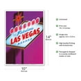 thumbnail image 2 of Welcome to Fabulous Las Vegas Nevada Sign - Vintage Travel Poster by Betty Willis c.1990s - Master Art Print 10in x 14in, 2 of 4