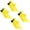 Yellow, variant on Vehicle Wheel Line Protector Quick Setups 4pcs for Person or Commercial Use