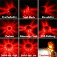 thumbnail image 6 of USB Rechargeable LED Road Flares Emergency Lights-Roadside Warning Car Safety Beacon Flashing Disc Flare Kit with Magnetic Base for Vehicles & Boat, 6 of 7