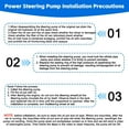 thumbnail image 7 of PANGOLIN Power Steering Pump with Pully 20-282 Fits for 1997-1999 F-250, for 1997-2005 F-150 5.4L V8, Power Assist Pump Replace Part OE 2L3Z3A674AARM, 2L3Z3A674CARM, 20262, 7 of 7