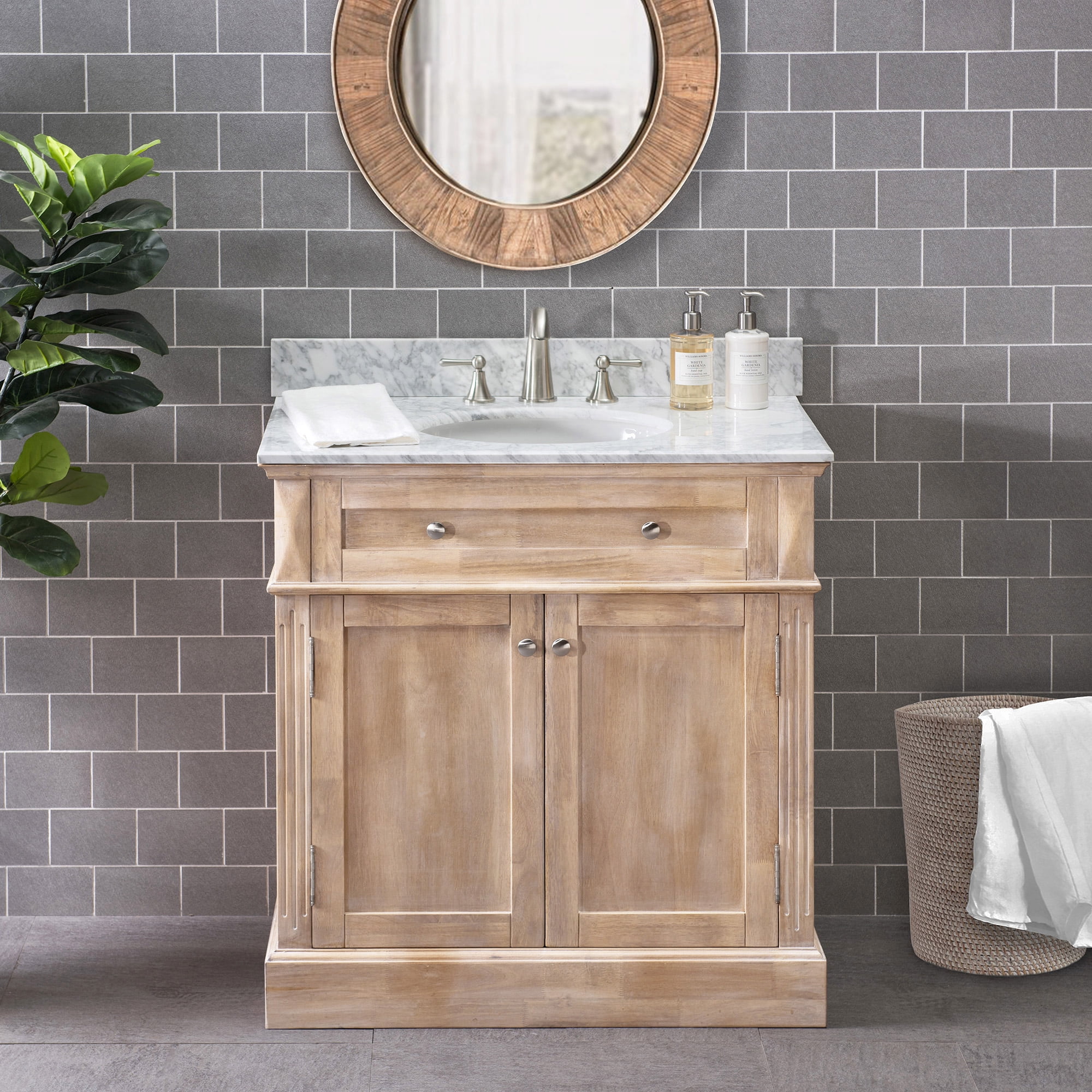 Single Sink Bathroom Vanity, 36 Bathroom Vanity Farmhouse Style