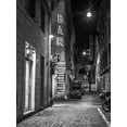 thumbnail image 2 of Frank, Assaf 15x18 Gold Ornate Wood Framed with Double Matting Museum Art Print Titled - Vehicles parked on narrow city streets of Rome, Italy, 2 of 4