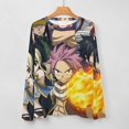 thumbnail image 5 of Fairy Tail Women’s Pajama Top 3D Digital Print Sleepwear Trendy Crewneck Pullovers Long Sleeve Shirts 4XL, 5 of 8