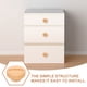 thumbnail image 2 of Perillas de madera para cajones, decorativas, redondas, para tocador, bonitas perillas para gabinetes, cajones de guardería, puertas para habitaciones infantiles y muebles, 2 of 8