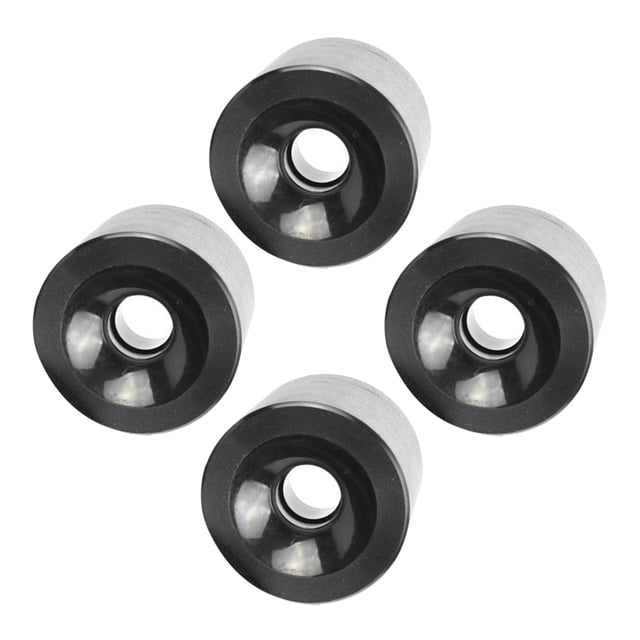Paquete de 4 ruedas de skate 78A de 70x51cm para estándar, cruiser, longboards y eléctrico para patinaje y street - Negro Sunnimix Ruedas de skate