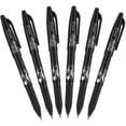 thumbnail image 1 of Pilot FriXion Ball Erasable Gel Pens, Fine Point, 0.7mm, Black Ink, 6 Pack, 1 of 1