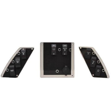 Larson Boat Tiller Dash Panels K-050-297 | Aluminum (Set of 3)