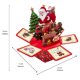 thumbnail image 4 of Santa Claus Pops-up Hexagonal Greeting Card Ornament, 4 of 4