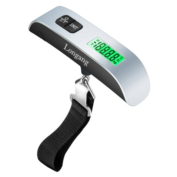 Báscula digital portátil para equipaje Longang de 50 kg con retroiluminación