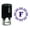 Purple, variant on Printtoo Alphabet F Monogram Octagon Celtic Swirl Frame Self Inking Rubber Stamp Office Stationary