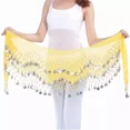 thumbnail image 3 of Fajilla Bellydance Monedas Danza Árabe Chifon Falda Zumba, 3 of 7