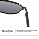 thumbnail image 5 of Lente Gris Gafas Anti-Sol Con Marco De Metal Yuarrent OD007470-00, 5 of 6