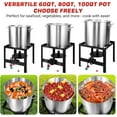 thumbnail image 4 of Complete Seafood Boil&Crawfish Cooker Kit: 60QT Heavy Duty Pot with Basket, Propane Burner & Regulator | Outdoor Seafood Boil Supplies, 4 of 7