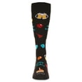 thumbnail image 2 of MeMoi Men's "Happy Birthday" Rayon from Bamboo Blend Novelty Crew Sock - Mens - Male, 10-13, Black, 2 of 3