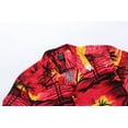 thumbnail image 2 of Mens and Big Mens Tropical Sunset Print Hawaiian Shirt, up to size 6XL, 2 of 3
