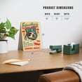 thumbnail image 4 of Lantern Press 6x9 Inch Metal Sign, French Bulldog, Retro Flying Circus Ad, 4 of 5
