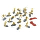 thumbnail image 4 of Kit de 20 modelos de soldados a escala 1:35, minibúnker para zona de juegos y arenero. Amarillo, 4 of 9