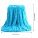 thumbnail image 2 of Super Comfort Oversized Warm Thick Bubble Double Sided Plush Rabbit Faux Fur Throw Blanket, Fluffy Blanket,Soft Cozy Blanket for Couch Chair Bed Sofa Living Room,47'' x 30''Watermelon Red, 2 of 8