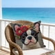 thumbnail image 4 of Funda de almohada con estampado de animales bonitos para sofá, sala de estar, cojín decorativo, funda de cojín de poliéster con bordado falso, funda de almohada estampada, 4 of 6