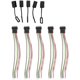 thumbnail image 3 of 5PCS RC Aircraft 6S Balance Head with Cap Extension Charging Cable Lead Cord 10Cm DIY for Li Po Batt, 3 of 5