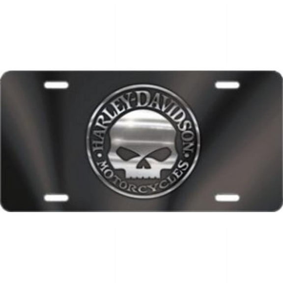 Harley-Davidson Willie G Black Laser Plate