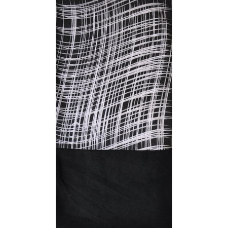 MFHA012 Adult Fleece Rag Tops Convertible Headwear - Wavy Mesh Black