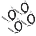 thumbnail image 4 of Juego de 4 interruptores de proximidad de 12 mm de diámetro, sensor de proximidad inductivo, NPN, CC, 3 cables, contacto NA, 6-36 V CC, rango de medición de 2 mm, 4 of 14