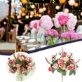 thumbnail image 3 of Eattic Artificial Flowers for Outdoors Clearance Bouquet 7 Bouquet Artificial 21 Decorative Consisting Roses Silk Branches Rose Home Decor 21 Artificial Flowers Pink Clearance Sale, 3 of 7